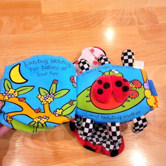 Soft Play Ladybug Sensory Toy Storybook - Picture 3 of 9